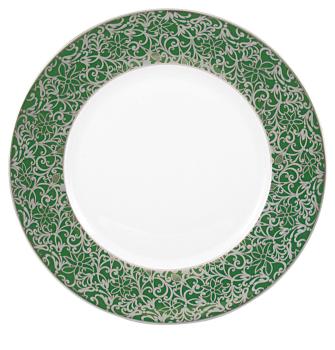 Assiette à  diner vert - Raynaud